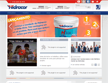 Tablet Screenshot of hidracor.com.br